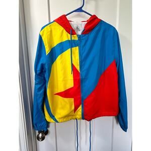Disney Parks Luxo Ball Toy Story Hooded Windbreaker Jacket Multicolor Size Small